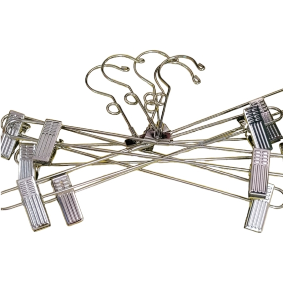Commercial Chrome Hangers Set of 10 - Picture 4 of 4